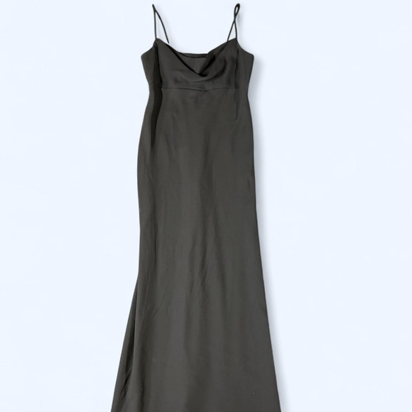 Chelsea Nites Dresses & Skirts - Vintage 90s Black Formal Maxi Dress Spaghetti Straps Chic Prom Elegant Classy 6